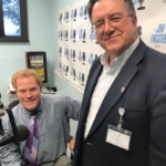 This is a photo of Blue Cross and Blue Shield of Louisiana economist Mike Bertaut appears appearing on the Jim Engster Show.